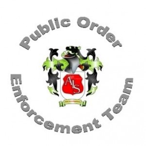 public order enforcement team logo